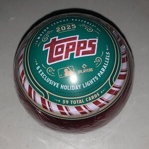 Topps 2025 Holiday Ornament - Red and Green